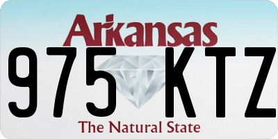 AR license plate 975KTZ