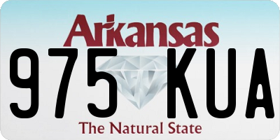 AR license plate 975KUA