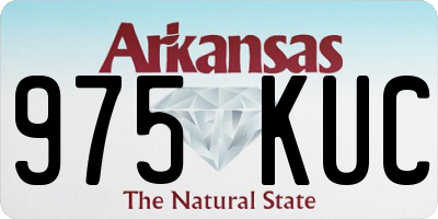AR license plate 975KUC