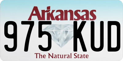 AR license plate 975KUD