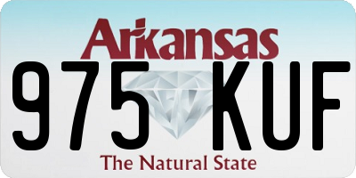 AR license plate 975KUF