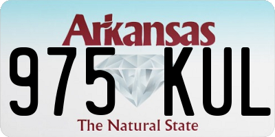 AR license plate 975KUL