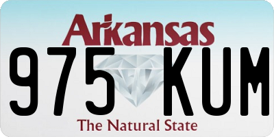 AR license plate 975KUM