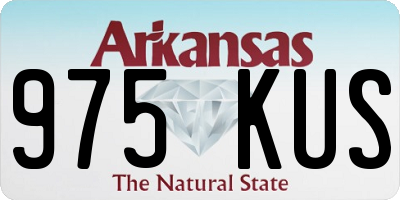 AR license plate 975KUS