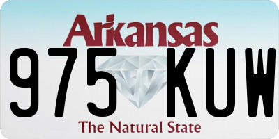 AR license plate 975KUW