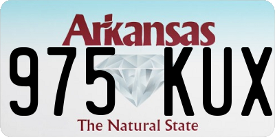 AR license plate 975KUX