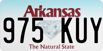 AR license plate 975KUY
