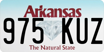 AR license plate 975KUZ