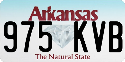 AR license plate 975KVB