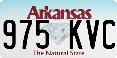 AR license plate 975KVC