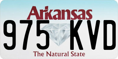 AR license plate 975KVD