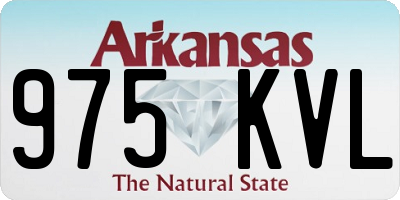 AR license plate 975KVL