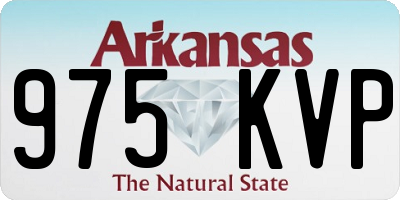 AR license plate 975KVP