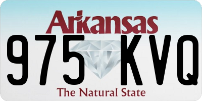 AR license plate 975KVQ