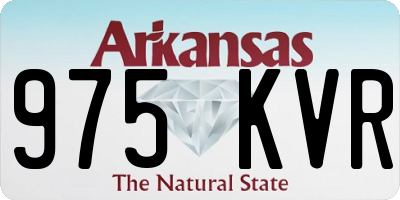 AR license plate 975KVR