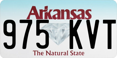 AR license plate 975KVT