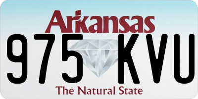 AR license plate 975KVU