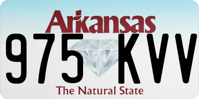 AR license plate 975KVV