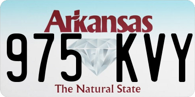 AR license plate 975KVY