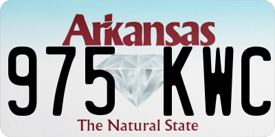 AR license plate 975KWC
