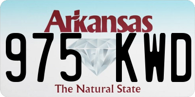 AR license plate 975KWD