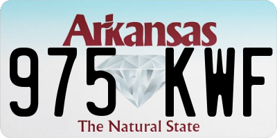 AR license plate 975KWF
