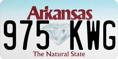 AR license plate 975KWG