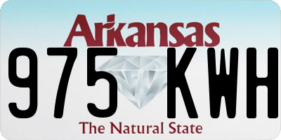 AR license plate 975KWH