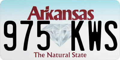 AR license plate 975KWS