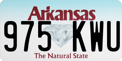 AR license plate 975KWU