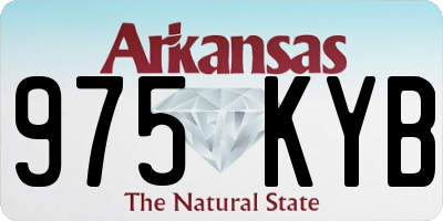 AR license plate 975KYB
