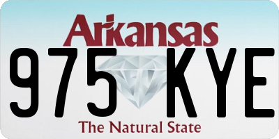 AR license plate 975KYE
