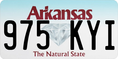 AR license plate 975KYI