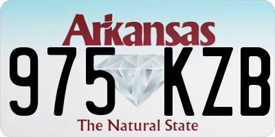 AR license plate 975KZB