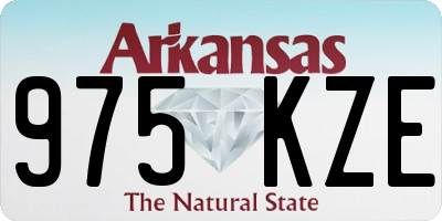 AR license plate 975KZE