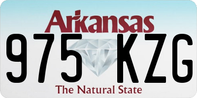 AR license plate 975KZG