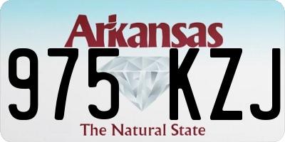 AR license plate 975KZJ