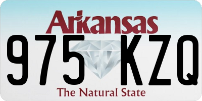 AR license plate 975KZQ