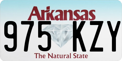 AR license plate 975KZY