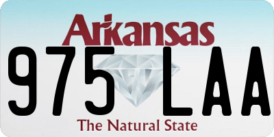 AR license plate 975LAA