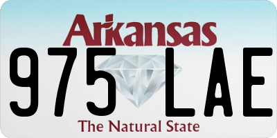 AR license plate 975LAE