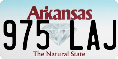 AR license plate 975LAJ