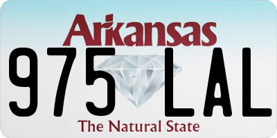 AR license plate 975LAL