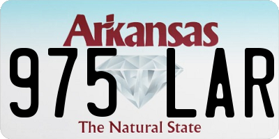 AR license plate 975LAR