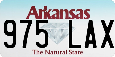 AR license plate 975LAX