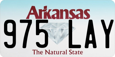 AR license plate 975LAY