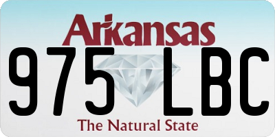 AR license plate 975LBC