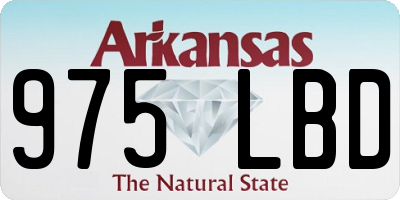 AR license plate 975LBD