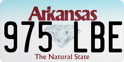 AR license plate 975LBE