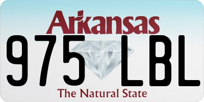 AR license plate 975LBL